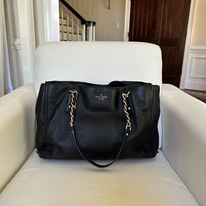 Kate Spade Black Leather Tote